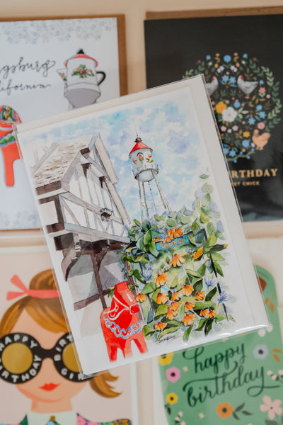 Kingsburg Watercolor Card