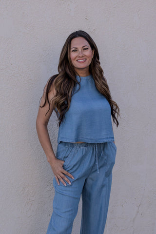 Lane Button Back Blouse