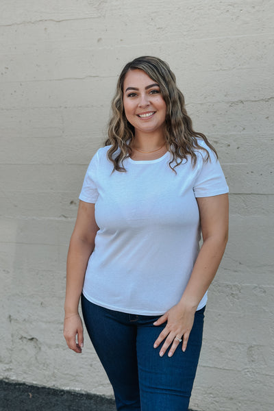 Classic Short Sleeve Tee in White