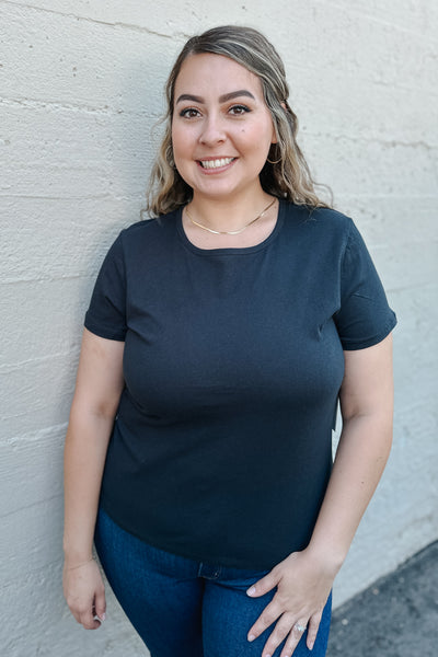 Classic Short Sleeve Tee in Black