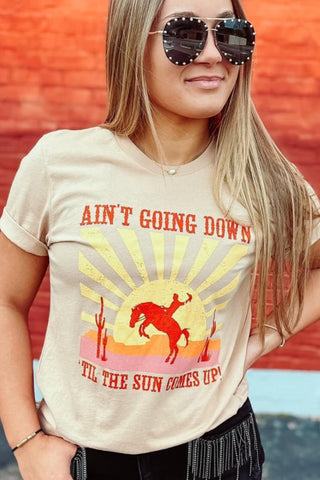 Ain't Going Down Graphic Tee *final sale*