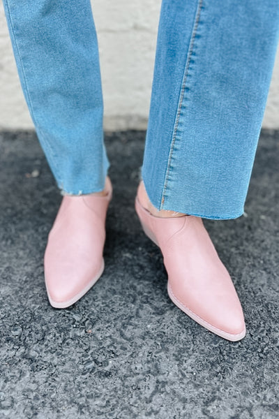 Dallas Blush Mules *final sale*