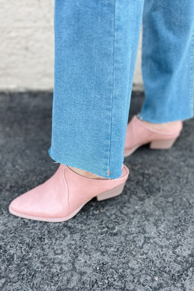 Dallas Blush Mules