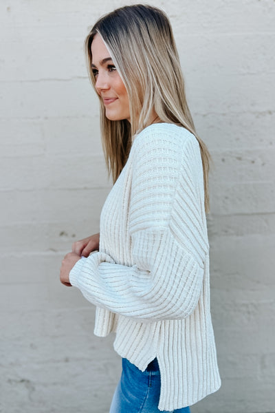 At Ease Chenille Sweater
