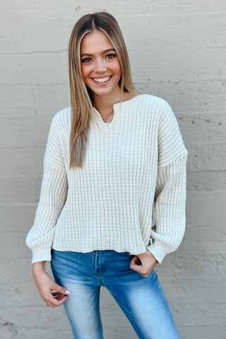 At Ease Chenille Sweater