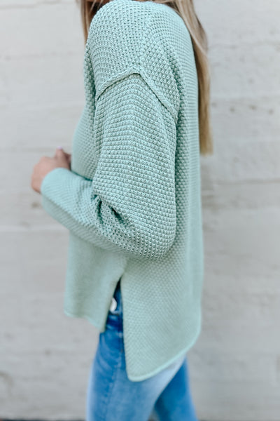 Pebble Beach Sweater / Sage