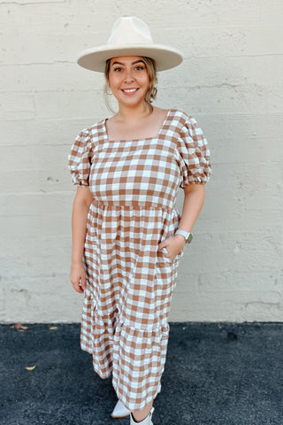 Charlotte Dress / Brown