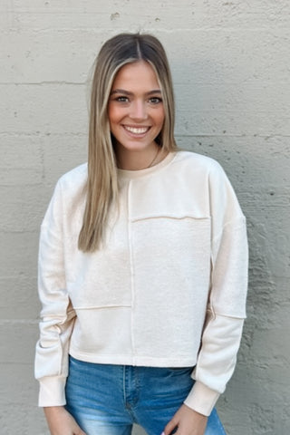 Seams Easy Sweater / Cream