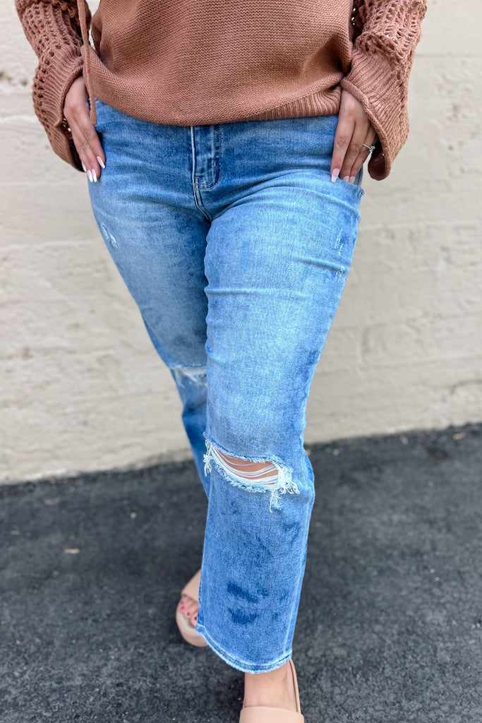 West Side High Rise Crop Jeans