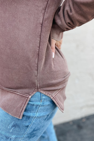 Let's Rodeo Bako Sweatshirt in Acid Brown