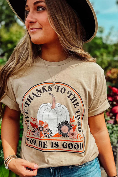 Give Thanks Graphic Tee
