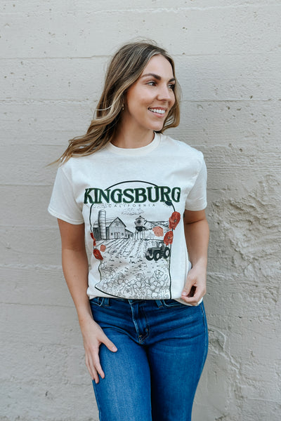 Kingsburg Illustration Graphic Tee