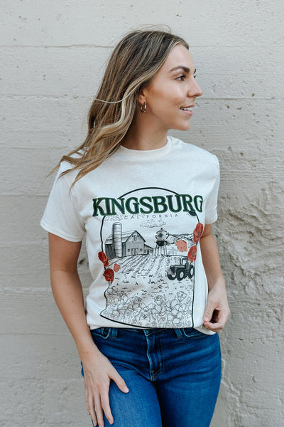 Kingsburg Illustration Graphic Tee