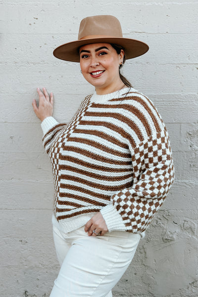 Stay In Check Sweater