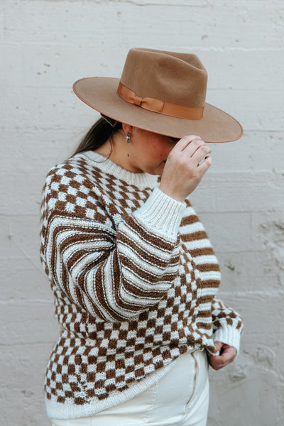 Stay In Check Sweater