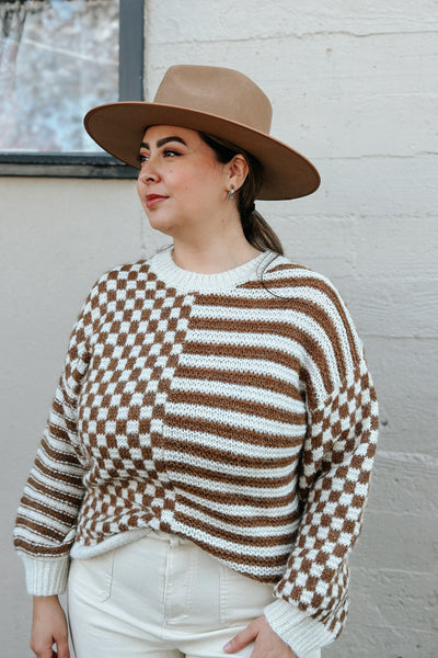 Stay In Check Sweater