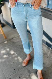 Cropped Demi Flare / Light Denim