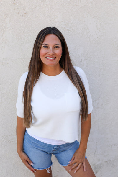 White Sands Knit Top