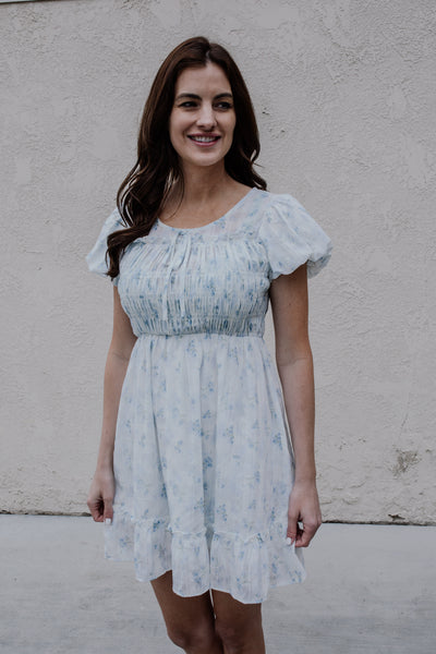 Bay Floral Ruffle Dress