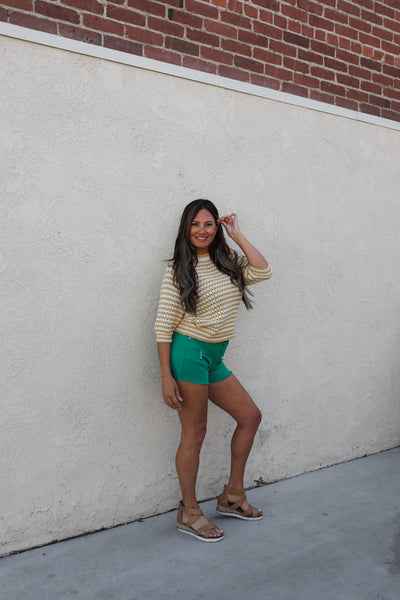 Golden Sunset Knit Top