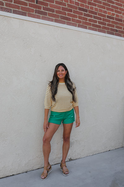 Golden Sunset Knit Top