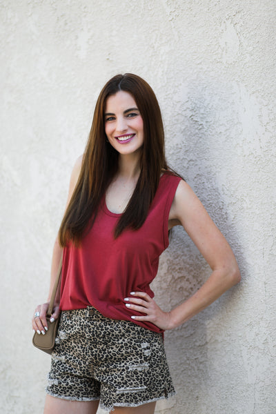 A Little Wild Leopard Shorts