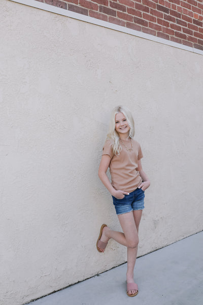 With The Crew Basic Tee / Taupe