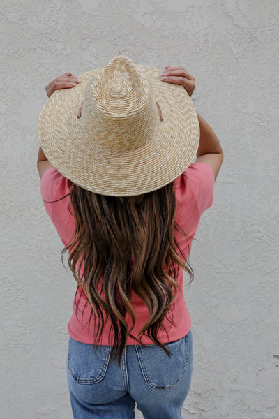 Aviana Straw Rancher Hat with Chin Cord