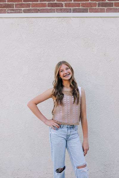 Festie Bestie Crochet Tank