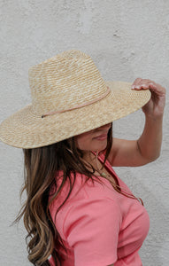 Aviana Straw Rancher Hat with Chin Cord