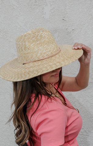 Aviana Straw Rancher Hat with Chin Cord