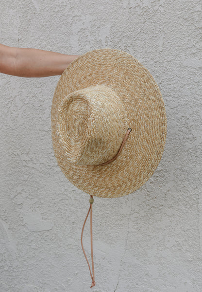 Aviana Straw Rancher Hat with Chin Cord