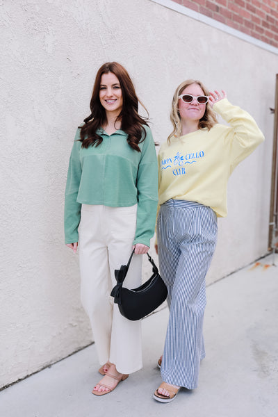Striped Linen Trousers