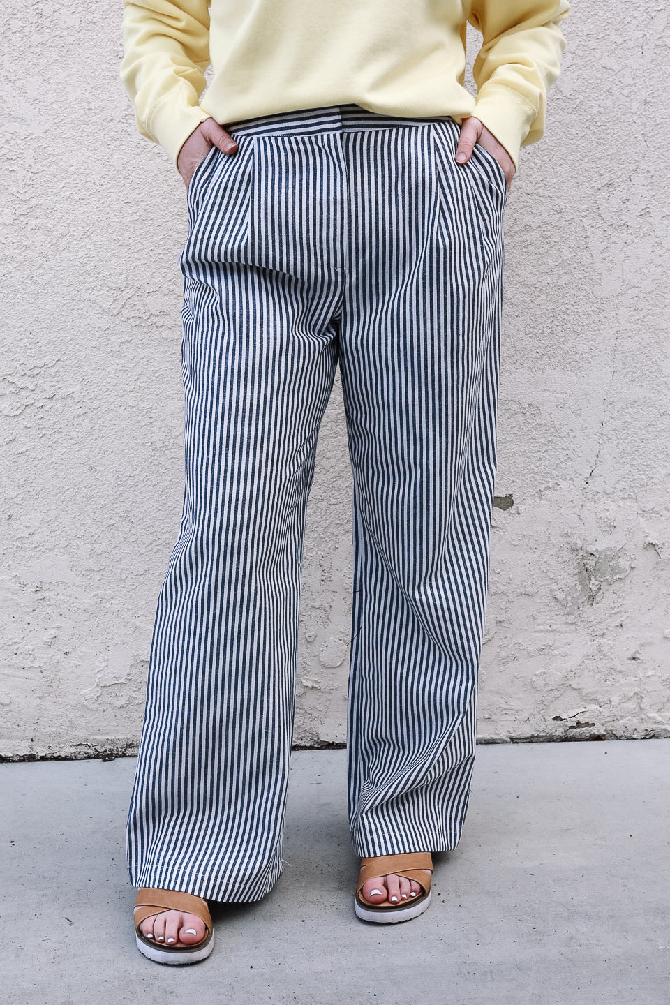 Striped Linen Trousers