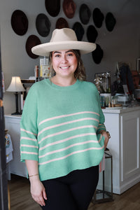 Jes Pistachio Spring Sweater