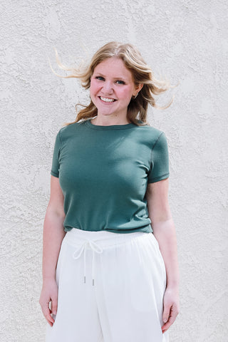 Fresh Start Tee / Dark Green