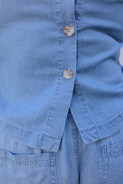 Lane Button Back Blouse