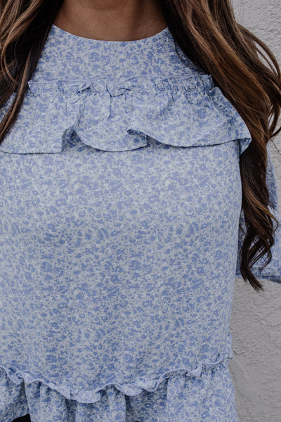 Sweet Spring Nights Floral Blouse