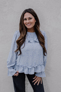 Sweet Spring Nights Floral Blouse