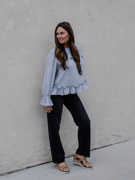 Sweet Spring Nights Floral Blouse