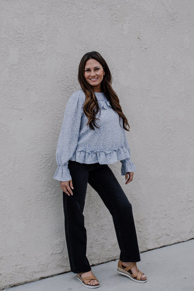 Sweet Spring Nights Floral Blouse