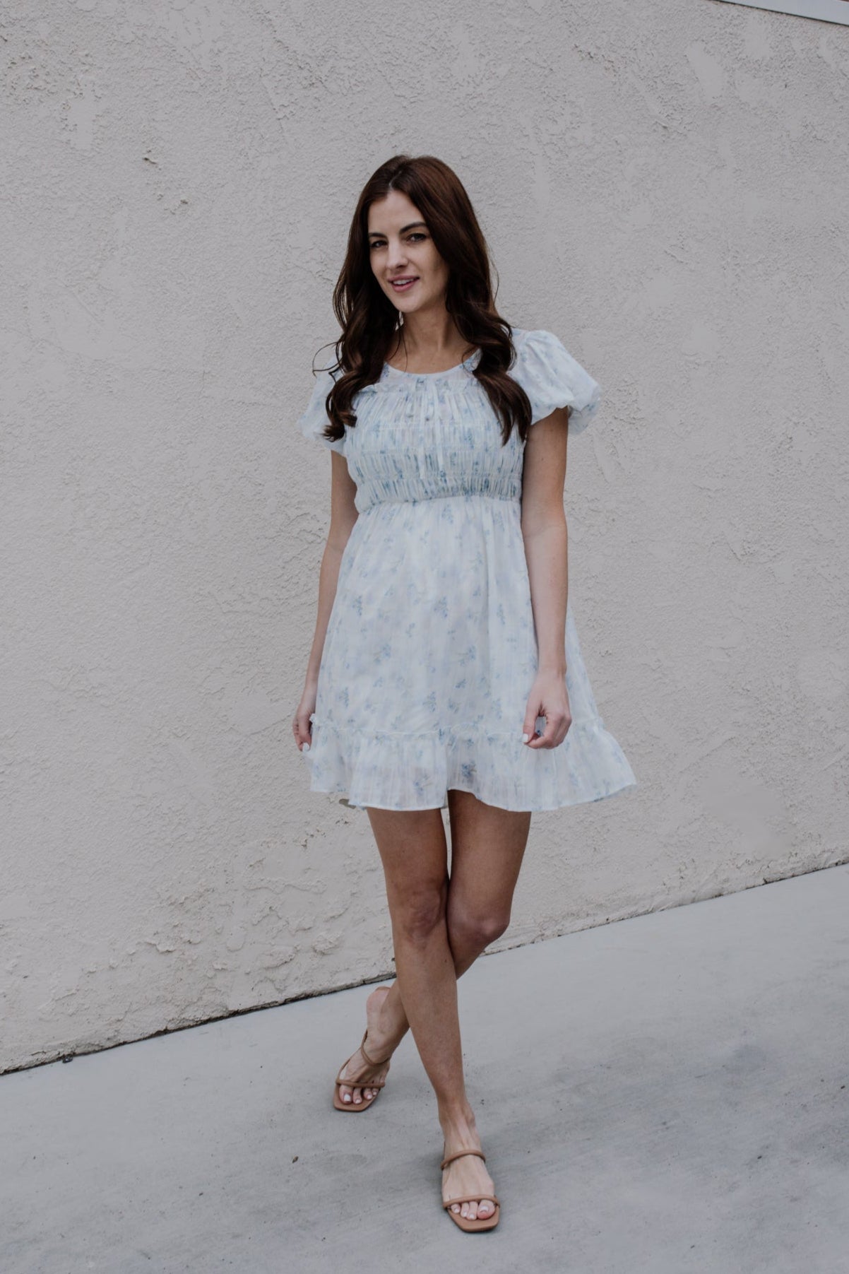 Bay Floral Ruffle Dress