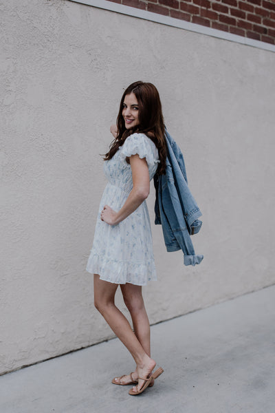 Bay Floral Ruffle Dress