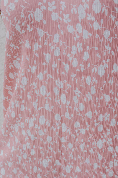 Make Me Blush Pleated Jumpsuit