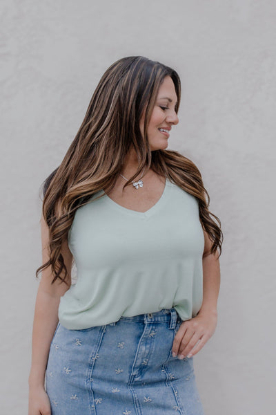 Denim & Bows Mini Skirt