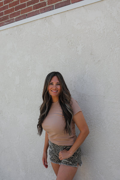 With The Crew Basic Tee / Taupe