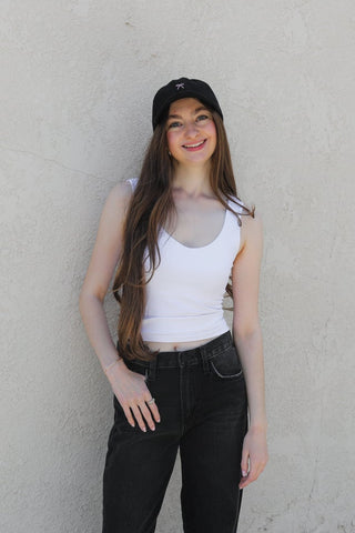 Clean Line Sweetheart Tank / White