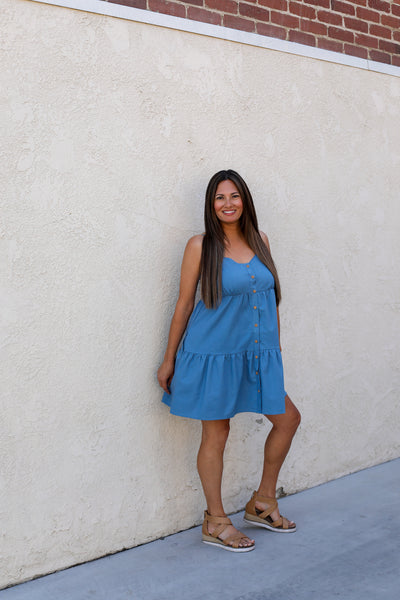 Pacifica Cami Dress / Summer Blue
