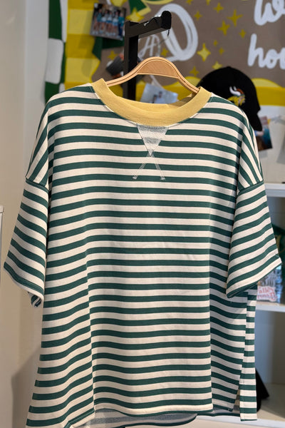 Mel Colorblock Striped Tee