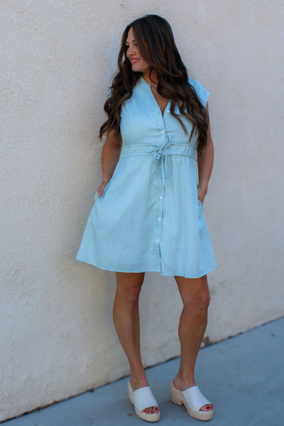 Summer Stripes Midi Dress